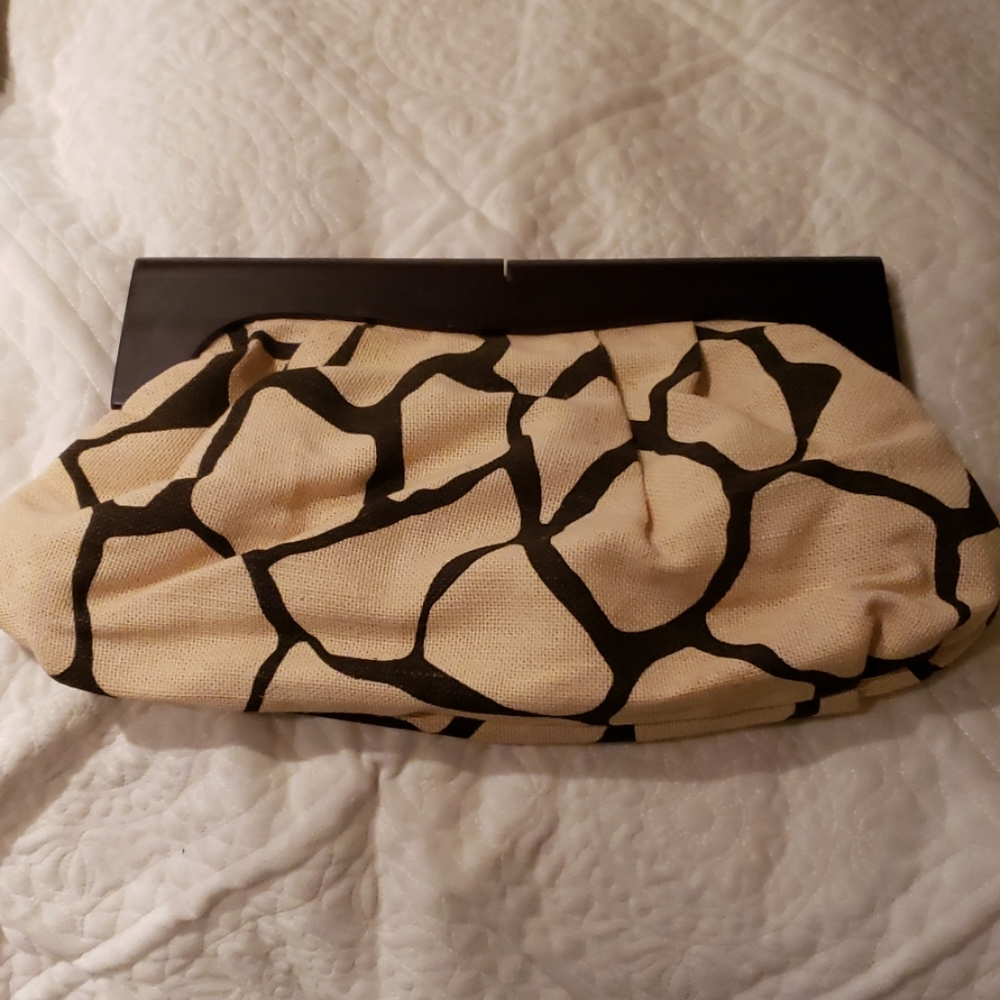Old Navy Woven Canvas Clutch